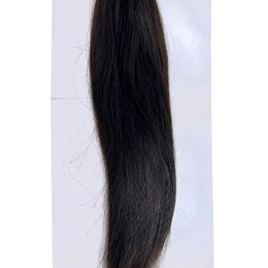 [BUNJANG] 18-inch Natural Brown Hair Extensions (New No-Tip + No-Tip) with Volume Added / 붙임머리 뉴노팁+노팁 한팩 +숱추가 18인치 자연갈색