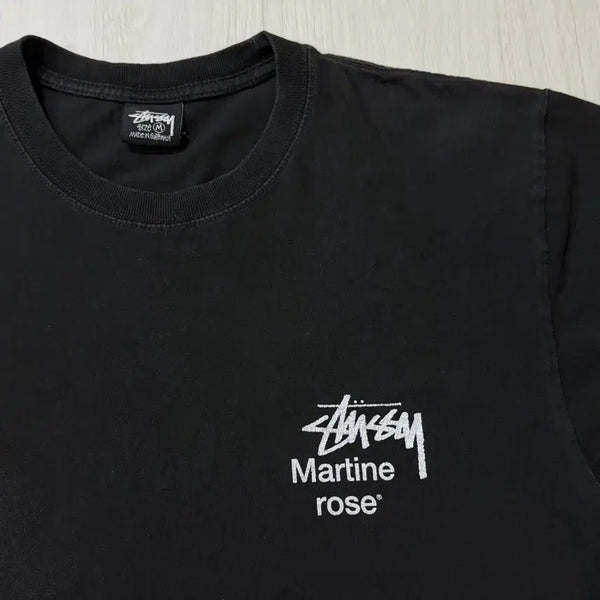 [BUNJANG] Stussy x Martine Rose Collage Pigment Dyed T-Shirt Black / 스투시 x 마틴 로즈 콜라주 피그먼트 다이드 티셔츠 블랙