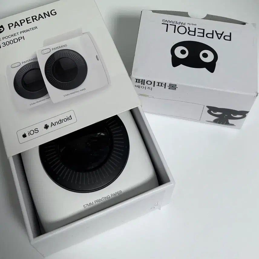 [BUNJANG] Paperang P2 Photo Printer with Printing Paper / 페이퍼랑 P2 포토프린터 + 인쇄 용지