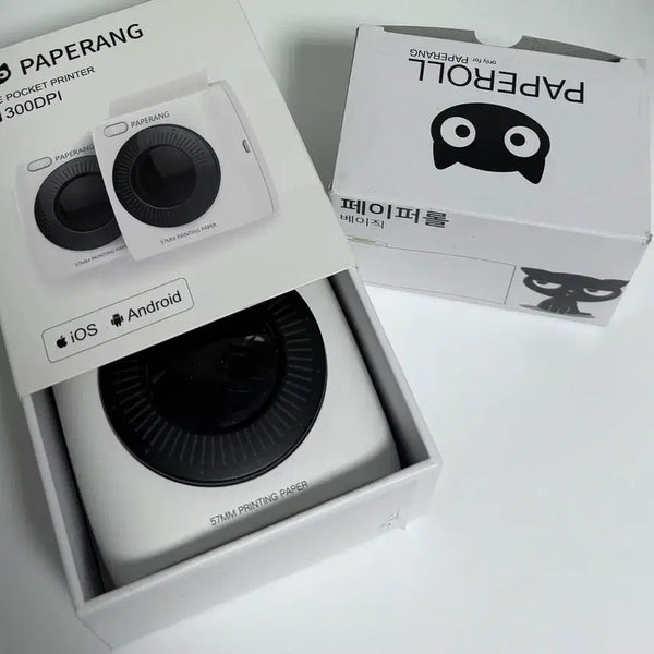 [BUNJANG] Paperang P2 Photo Printer with Printing Paper / 페이퍼랑 P2 포토프린터 + 인쇄 용지