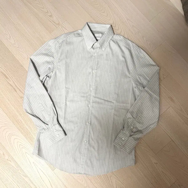 [BUNJANG] Brunello Cucinelli Button-Down Stripe Shirt XL / 브루넬로 쿠치넬리 스트라이프 셔츠 (XL) 국내 105~107