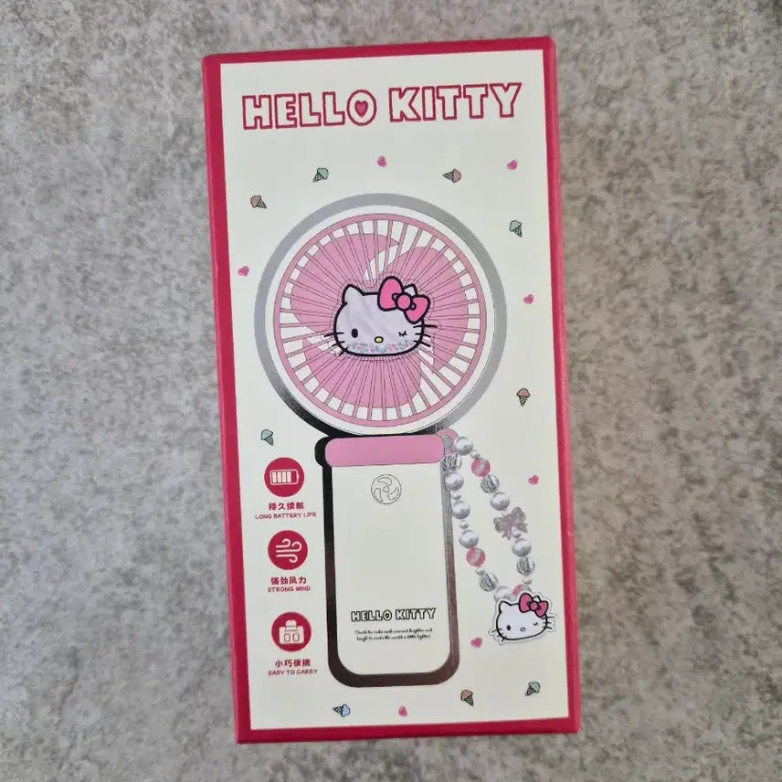 [BUNJANG] Hello Kitty Portable Handheld Fan Pink (Authentic/New) / 헬로키티 휴대용 손 선풍기 핑크(정품/새상품)