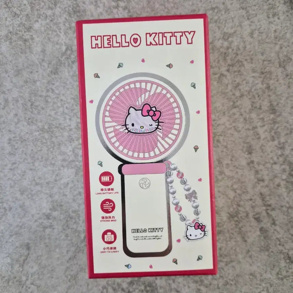 [BUNJANG] Hello Kitty Portable Handheld Fan Pink (Authentic/New) / 헬로키티 휴대용 손 선풍기 핑크(정품/새상품)