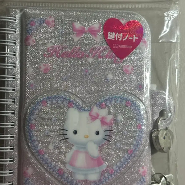 [BUNJANG] Hello Kitty Lock Secret Diary Notebook Y2K / 헬로키티 자물쇠 비밀 노트 y2k