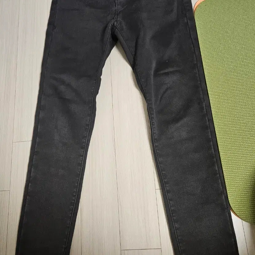 [BUNJANG] Black Denim Jeans (Size 28) - Bundle Set / 기모 블랙 청바지(28) 2개 일괄