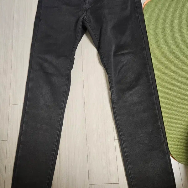 [BUNJANG] Black Denim Jeans (Size 28) - Bundle Set / 기모 블랙 청바지(28) 2개 일괄