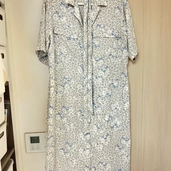 [BUNJANG] Short Sleeve Shirt Dress Size 66 / 반팔 셔츠원피스 66
