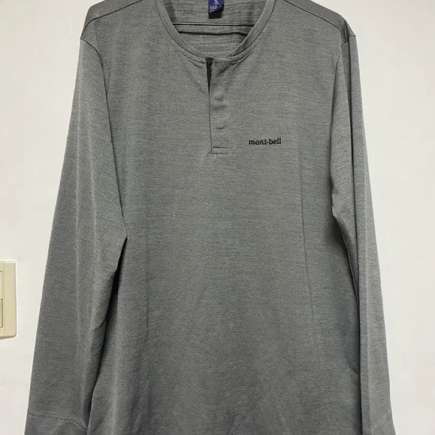 [BUNJANG] Mont Bell Poly Henley Neck Long Sleeve XL / [MONT BELL] 몽벨 폴리 헨리넥 롱슬리브 XL사이즈