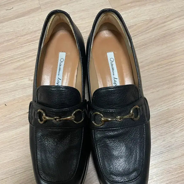 [BUNJANG] Black Leather Loafers / 블랙로퍼 235사이즈