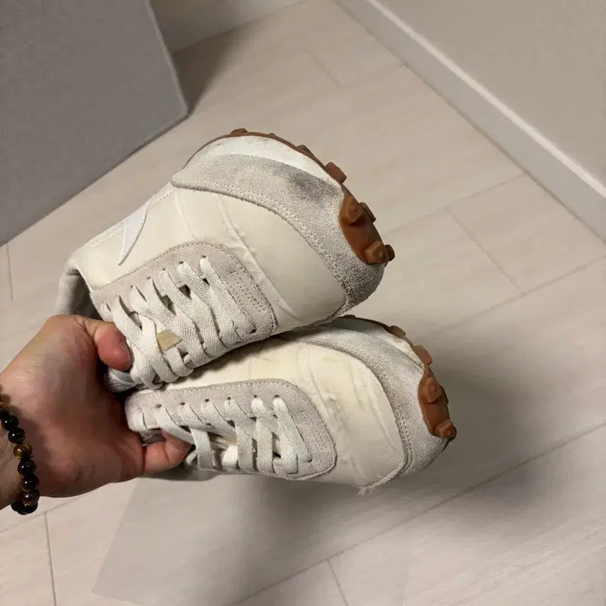 [BUNJANG] Nike Waffle Sneakers Cream 265 / 나이키 와플 크림색 265