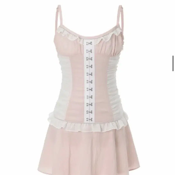 [BUNJANG] 3Times Ariel Dress (Pink) / 쓰리타임즈 아리엘 에리얼 원피스 드레스 ( 핑크 )
