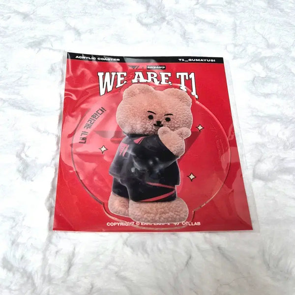 [BUNJANG] T1 Kumayusi Afreep.af Freebee Acrylic Coaster / 티원 t1 한화생명 구마유시 어프어프 아크릴 코스터