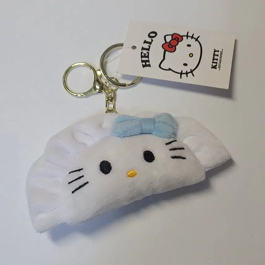 [BUNJANG] Sanrio Hello Kitty Dumpling Plush Keychain (New) / [새상품] 산리오 헬로키티 만두 교자 인형 키링