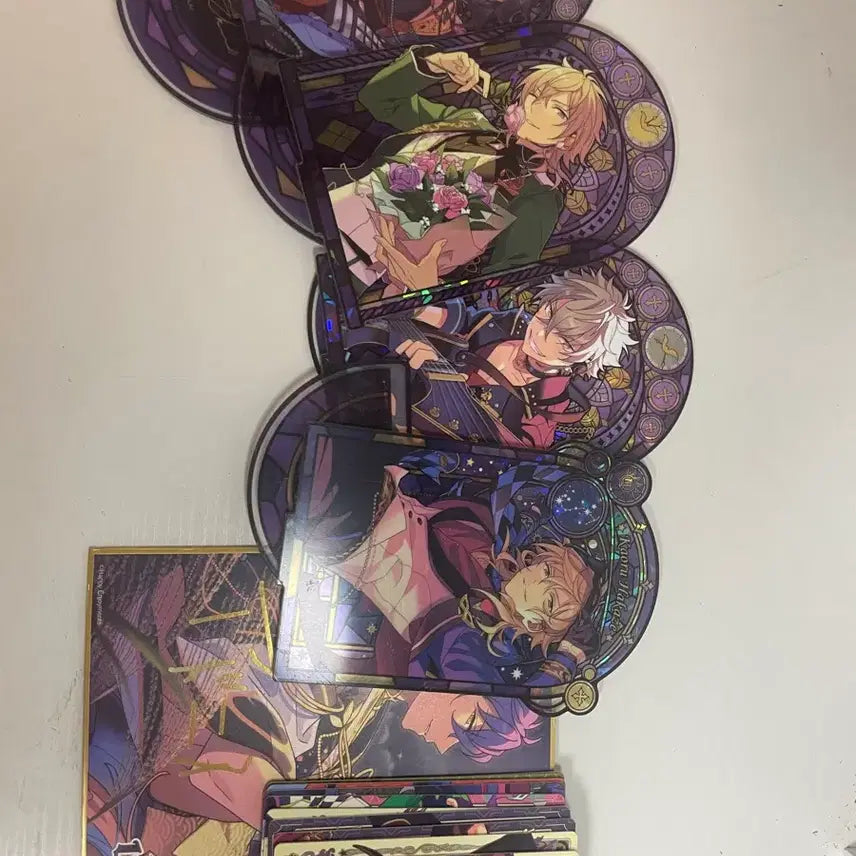 [BUNJANG] Ensemble Stars!! Acrylic Stand & Paper Merch - UNDEAD Set (Koga, Rei, Kaoru) / 앙상블 스타즈 스탠드 언데드 위주 아크릴+지류 코가 레이 카오루
