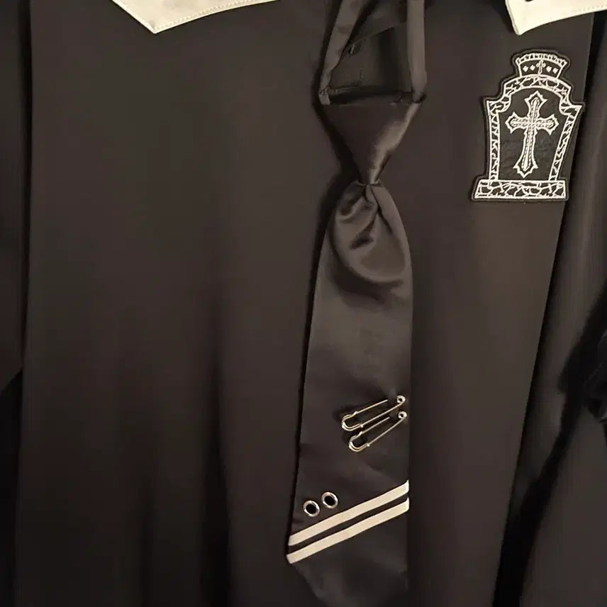 [BUNJANG] Dim Moir Sailor Shirt / 딤모아르 세일러