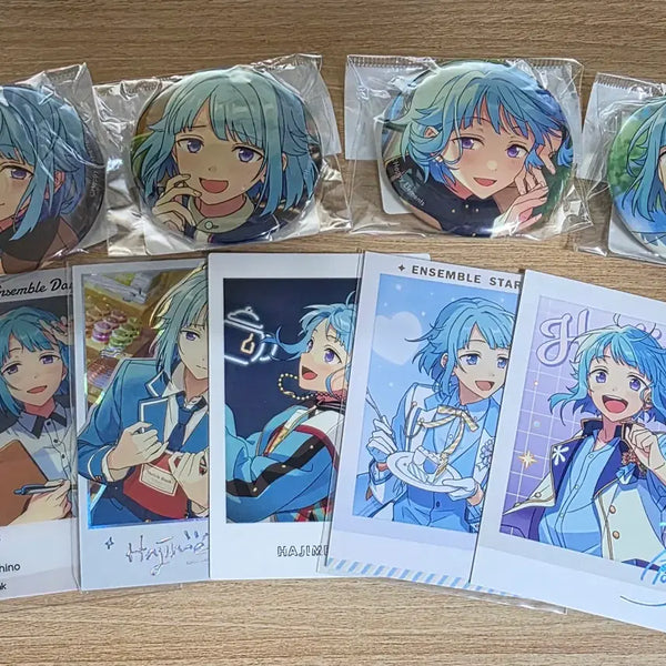 [BUNJANG] Ensemble Stars Hajime Shino Can Badge & Passione Collection Bundle Set / 앙스타 시노 하지메 캔뱃지 파샤코레 일괄 급처합니다