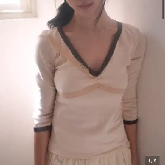 [BUNJANG] In N Yang Harmony Lace Top Pink / 인앤양하모니 레이스 탑 핑크