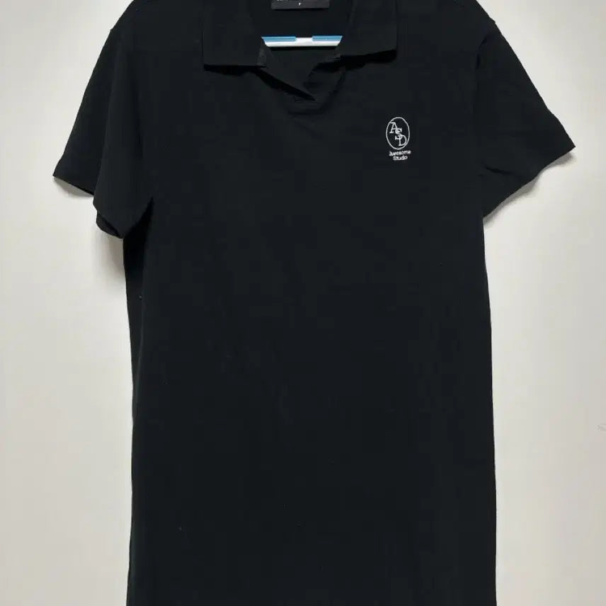 [BUNJANG] Awesome Studio Polo Neck Black Dress / 어썸 스튜디오 카라티 블랙 원피스