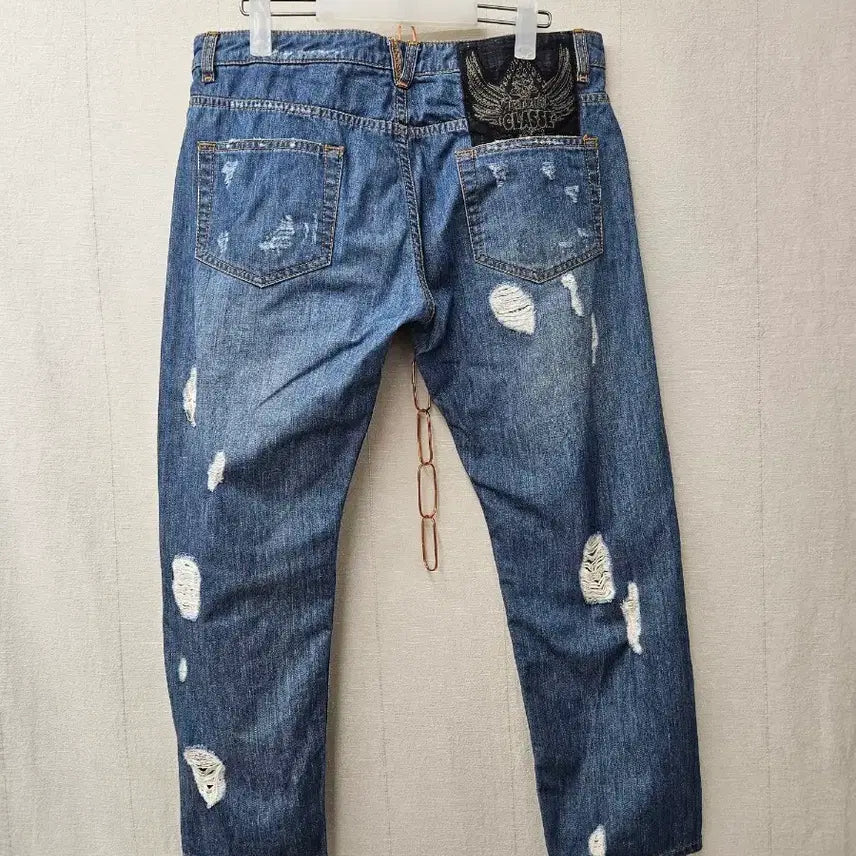 [BUNJANG] TIME (by Handsome) Vintage Washed Distressed Jeans / 한섬 타임 TIME  청바지 26~27