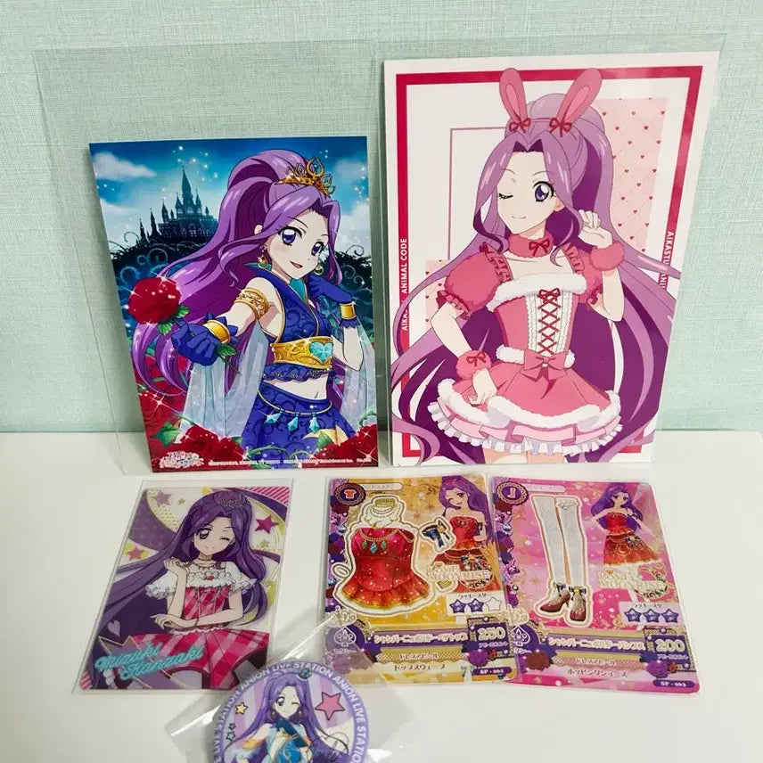 [BUNJANG] Aikatsu Mizuki & Luna Merchandise Card Bundle Set / 급전할인일괄) 아이엠스타 아이카츠 미즈키 루나 굿즈 카드