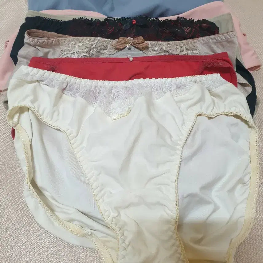 [BUNJANG] Women's Lingerie Set - Various Colors / (중고)일괄가 다양한 색상 속옷 세트 란제리