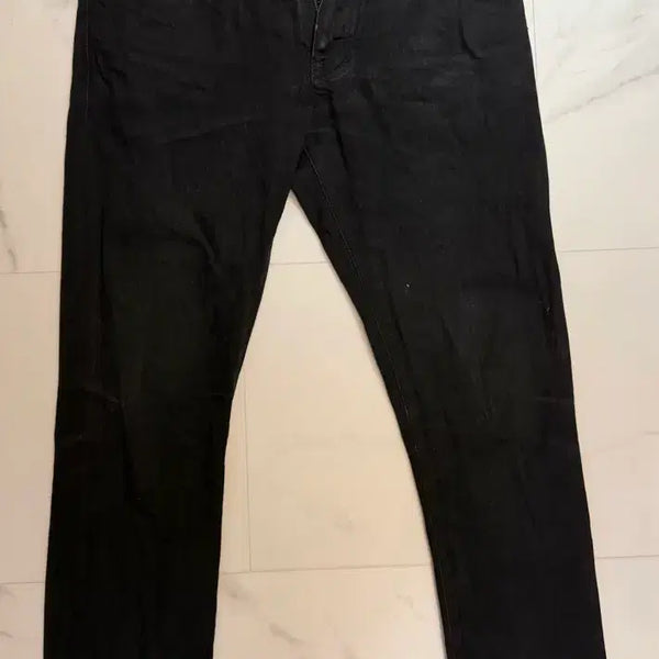 [BUNJANG] Saint Laurent 14SS Waxed Black Jeans / 생로랑 D02 14ss 왁스드블랙진