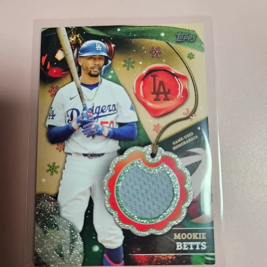 [BUNJANG] Mookie Betts 2024 Topps Jersey Card / 다저스)무키 베츠 2024 Topps 저지 카드