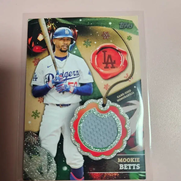 [BUNJANG] Mookie Betts 2024 Topps Jersey Card / 다저스)무키 베츠 2024 Topps 저지 카드