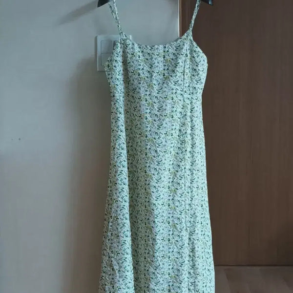 [BUNJANG] MIGUGU Floral Pattern Strap Maxi Dress (New) / 새상품) 미구구 끈 원피스 M