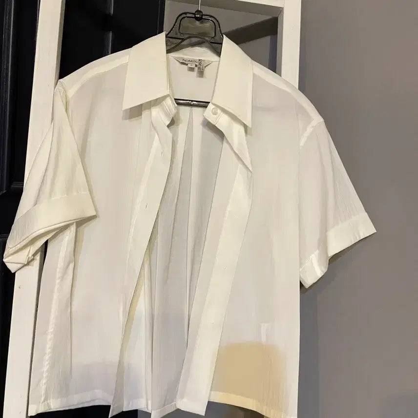 [BUNJANG] Nominatte Capri Short Sleeve Shirt / 노미나떼 카프리 반팔셔츠