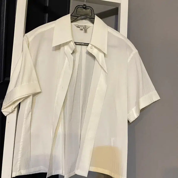 [BUNJANG] Nominatte Capri Short Sleeve Shirt / 노미나떼 카프리 반팔셔츠