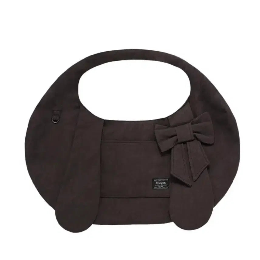 [BUNJANG] Nuyet Bunny Ribbon Hobo Bag Brown / nuyet 누엣 Bunny Ribbon Hobo Bag 브라운색