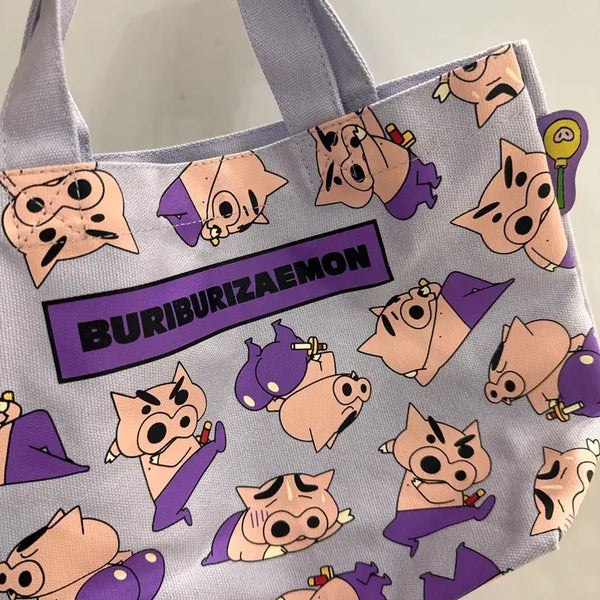 [BUNJANG] Crayon Shin-chan Brubru Eco Bag / 짱구 부리부리 에코백 가방 도시락 가방  (일본 정품 새상품입니다!)