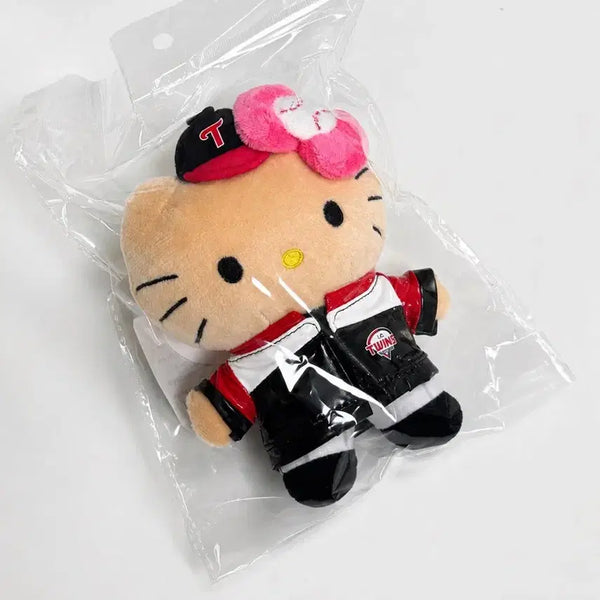 [BUNJANG] LG Twins Tanning Kitty Collaboration Mascot Plush / Lg트윈스 태닝키티 콜라보 마스코트
