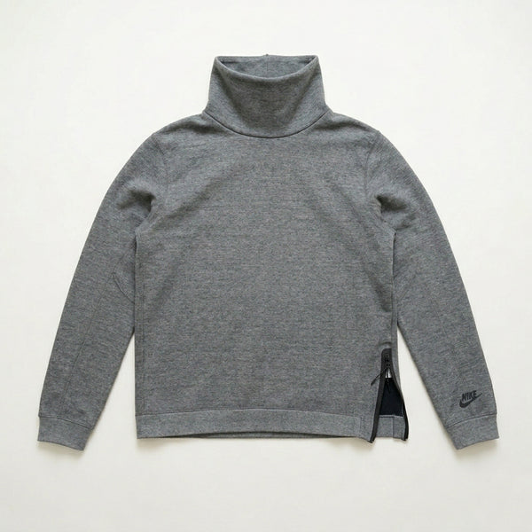 [BUNJANG] Nike Tech Fleece High Neck Top (Grey, L) / 2. 나이키 테크 플리스 하이넥 탑 (그레이 L) 테크팩 맨투맨 러닝