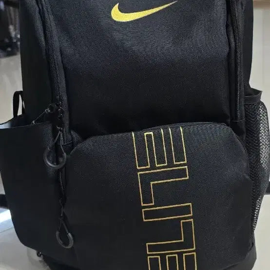 [BUNJANG] Nike Elite Backpack Black & Gold / 나이키 엘리트 백팩 블랙 앤 골드