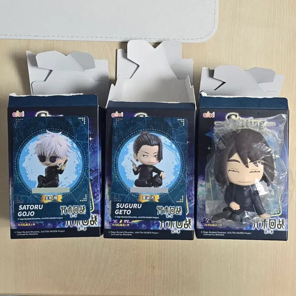 [BUNJANG] Jujutsu Kaisen Seating Figure Set: Gojo, Geto, Shoko (Bundle Set, Sealed) / 주술회전 시팅 피규어 고죠 게토 쇼코 일괄 미개봉