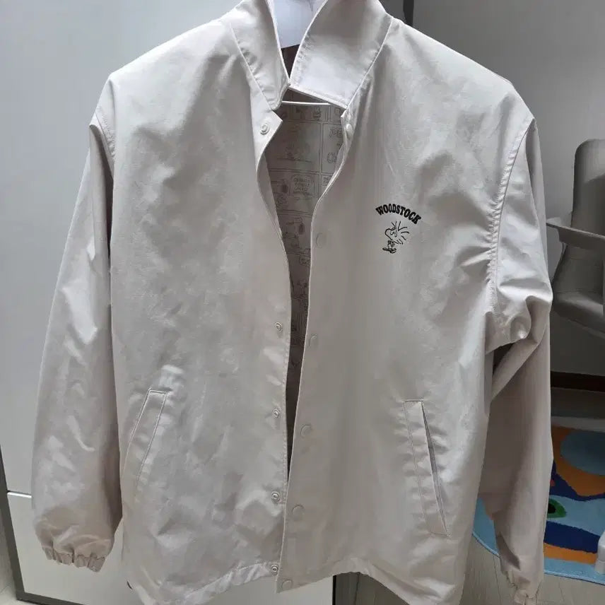 [BUNJANG] Uniqlo Coach Jacket Natural / 유니클로 코치자켓 30natural