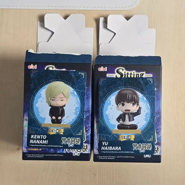 [BUNJANG] Jujutsu Kaisen Seating Figure Nanami Kento & Haibara Yuu Bundle Set (Unsealed) / 주술회전 시팅 피규어 나나미 하이바라 일괄 미개봉
