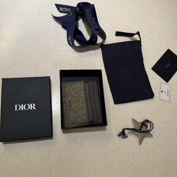 [BUNJANG] Dior Ruthenium Card Holder / 디올 루테늄 카드지갑
