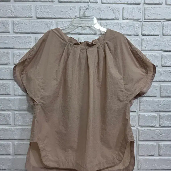 [BUNJANG] Mine 2020 Cotton Nylon Blend Crinkled Shirt / 2020년 마인 바스락 셔츠 55ㅡ77