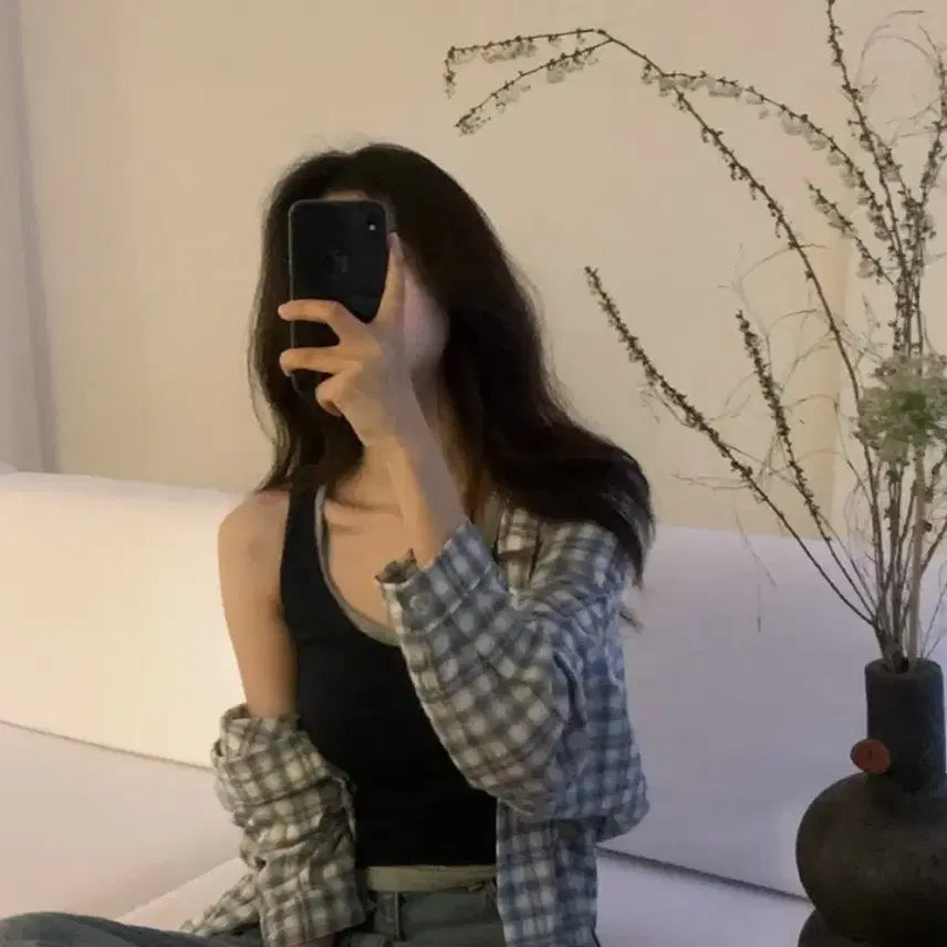 [BUNJANG] SIOV Basic Sleeveless Top (Set of 2) / [시오브]프롬현샵 Basic sleeveless 베이직 슬리브리스(나시)