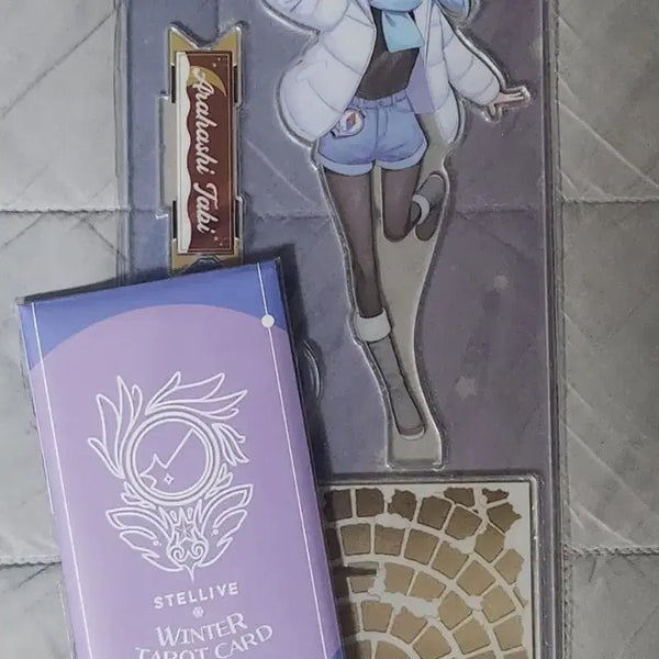[BUNJANG] Stellive Arabashitabi Winter Acrylic Stand & Tarot Card Set / 스텔라이브 아라하시타비 윈터 아크릴 스탠드,타로카드
