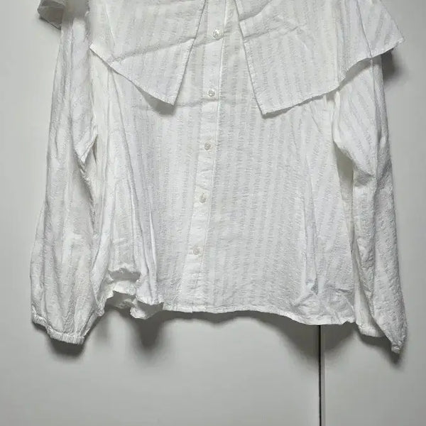 [BUNJANG] Frill Sailor Button Cape Blouse / 프릴 세일러 단추 케이프 블라우스