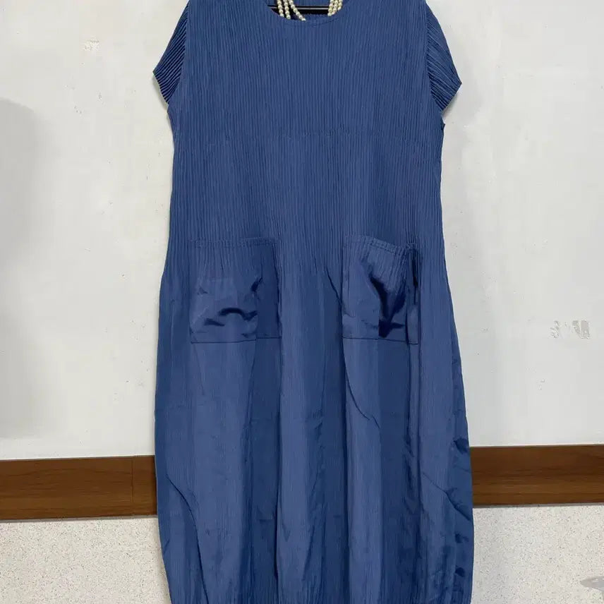[BUNJANG] Japanese Pleated Long Dress / 특가새)N6702 일본.플리츠 롱 원피스