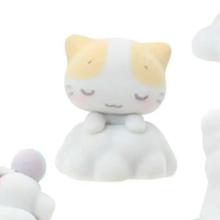 [BUNJANG] Sanrio Sirofwa Kummo Ohirune Mascot Marshmallow Fuwa Fuwa Nyanko / 산리오 시로후와 구모 오히루네 마스코트 마슈마로 후와후와 냥코