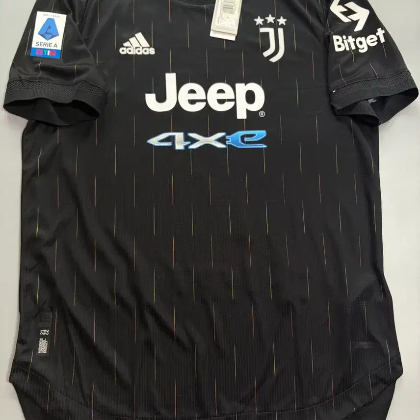 [BUNJANG] Juventus 21-22 Away Short Sleeve Authentic Jersey Vlahovic L / 21-22 유벤투스 어웨이 반팔 어센틱 블라호비치