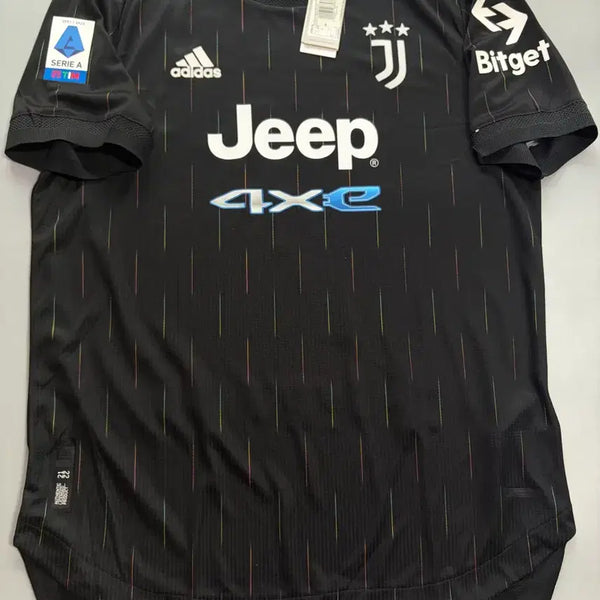 [BUNJANG] Juventus 21-22 Away Short Sleeve Authentic Jersey Vlahovic L / 21-22 유벤투스 어웨이 반팔 어센틱 블라호비치