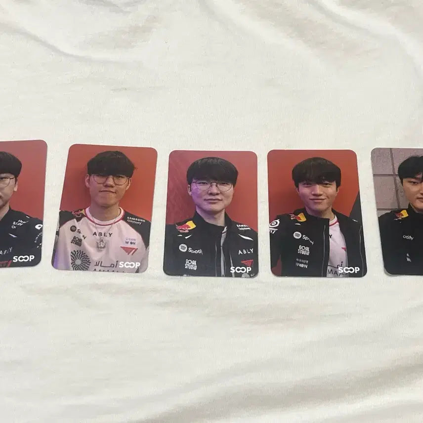 [BUNJANG] BTS Jin T1 Photocard 5-Set MSI SOOP / T1 포토카드 5종 세트 MSI 숲 soop