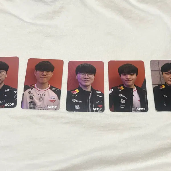 [BUNJANG] BTS Jin T1 Photocard 5-Set MSI SOOP / T1 포토카드 5종 세트 MSI 숲 soop